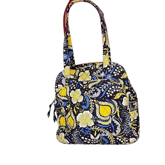 Vera Bradley Shoulder Bag in Retired Ellie Blue EUC! - Picture 1 of 7